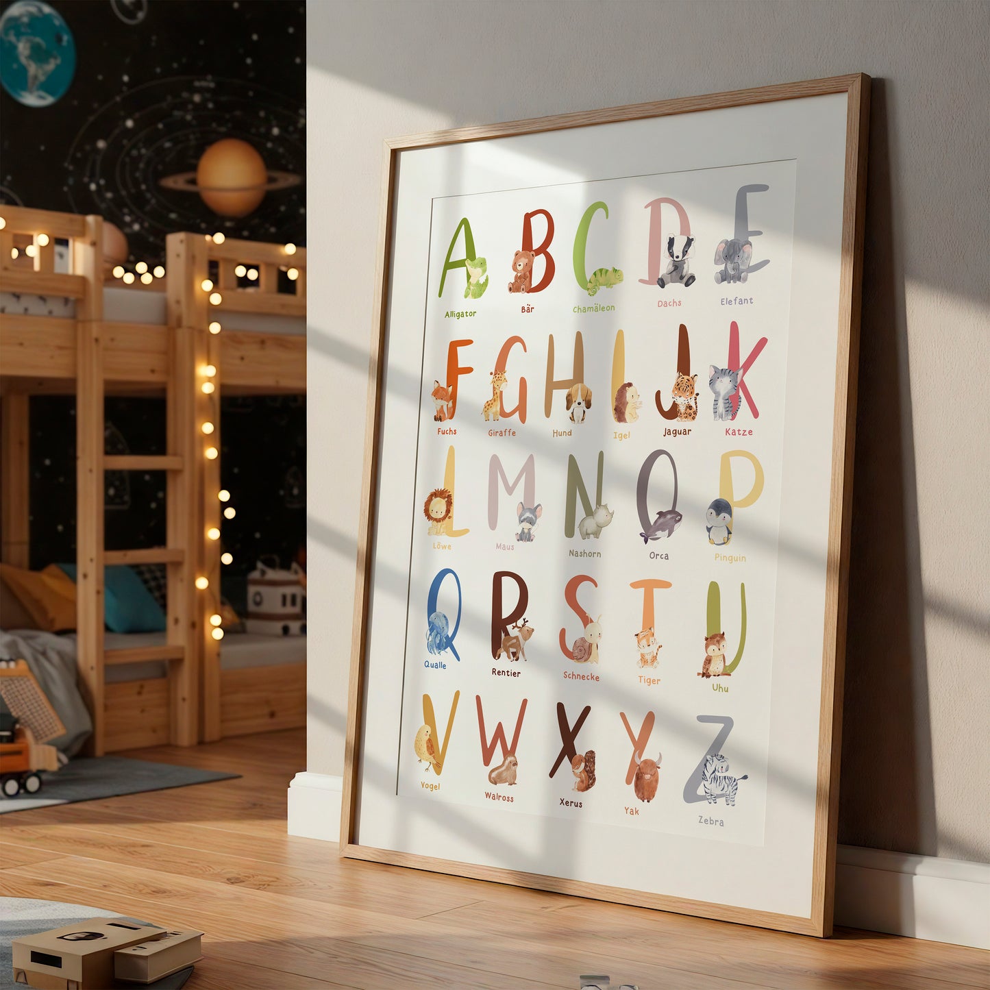 Poster ABC der Tiere – Lernposter