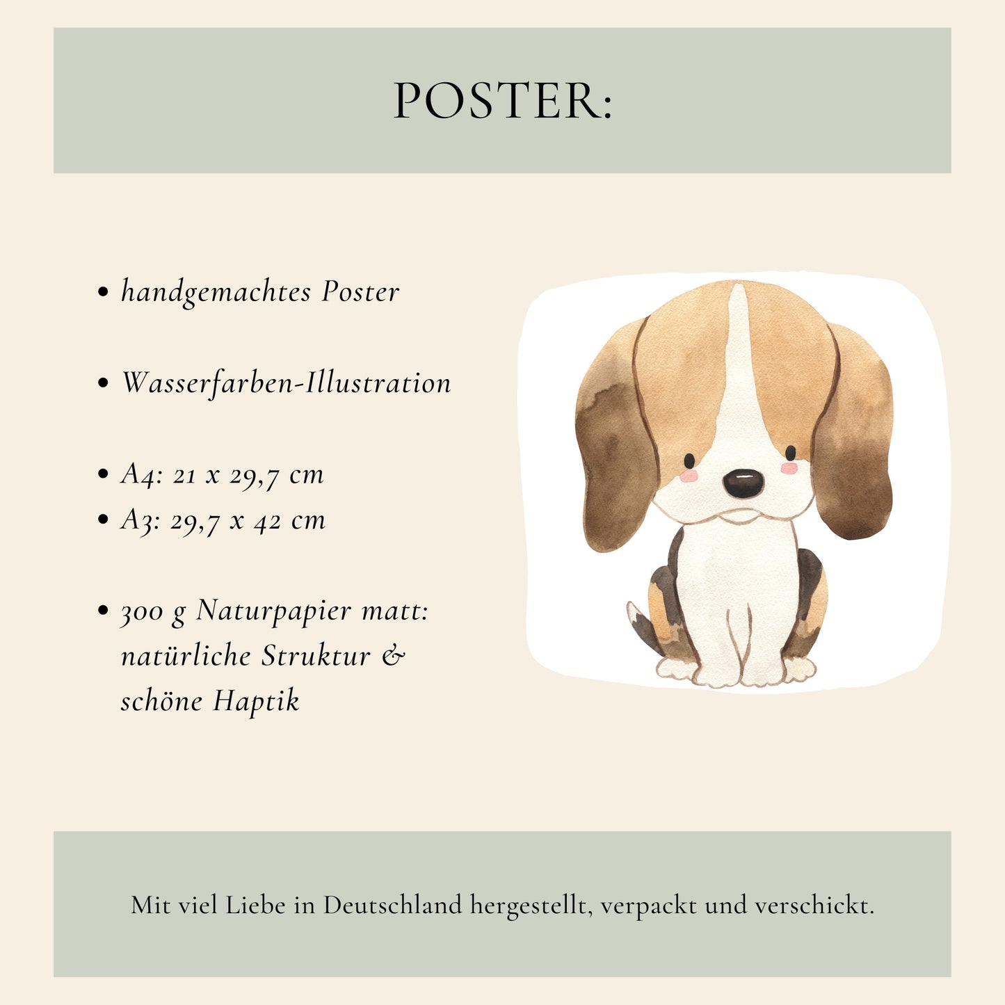 Beagle Henry Poster