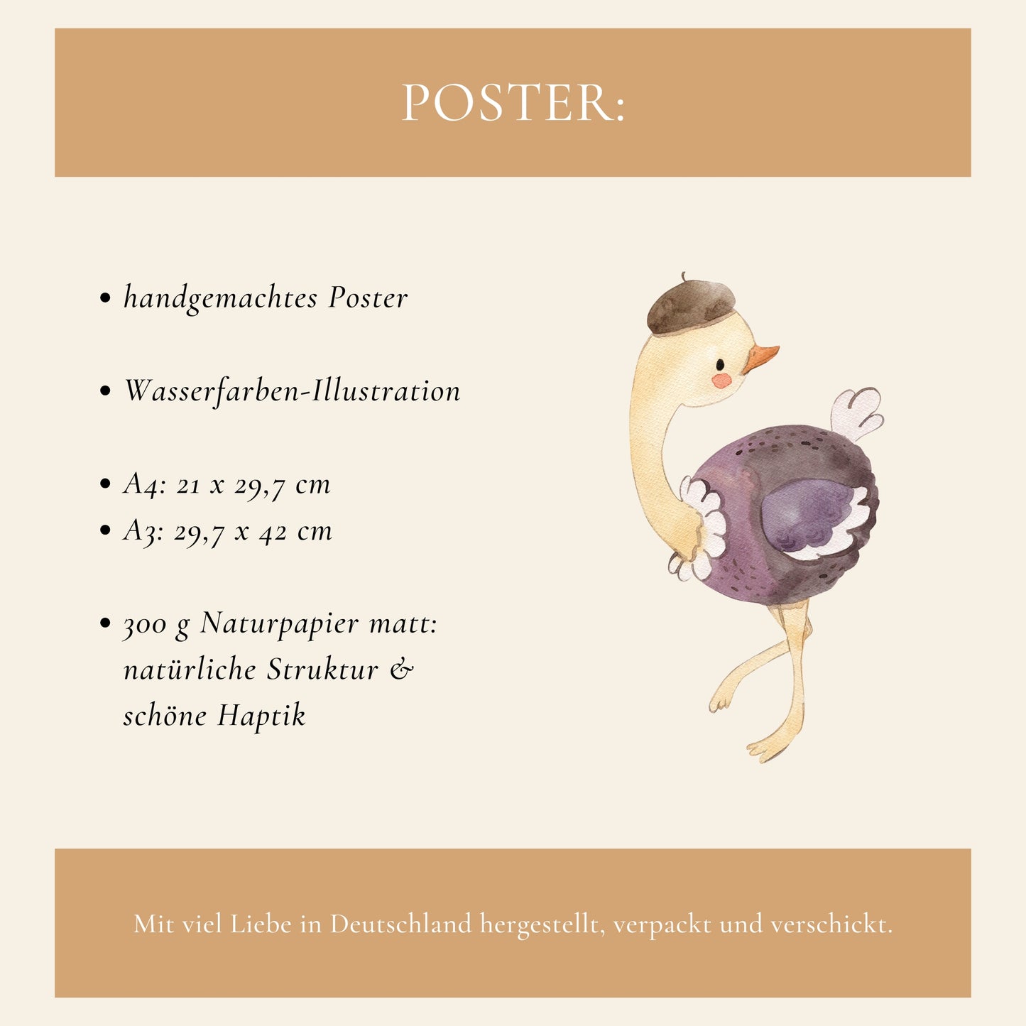 Strauß Odette Poster