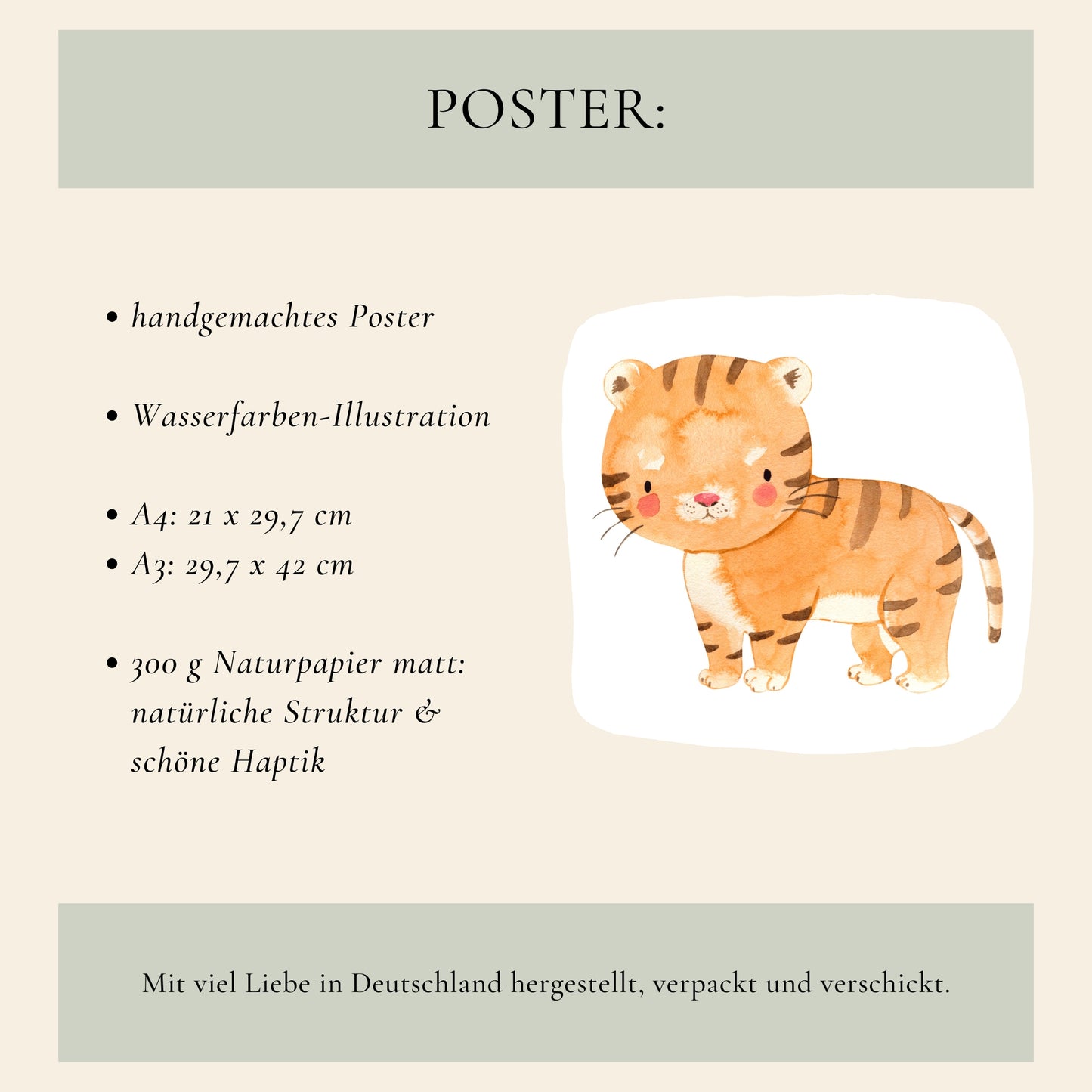 Wilder Tiger Poster