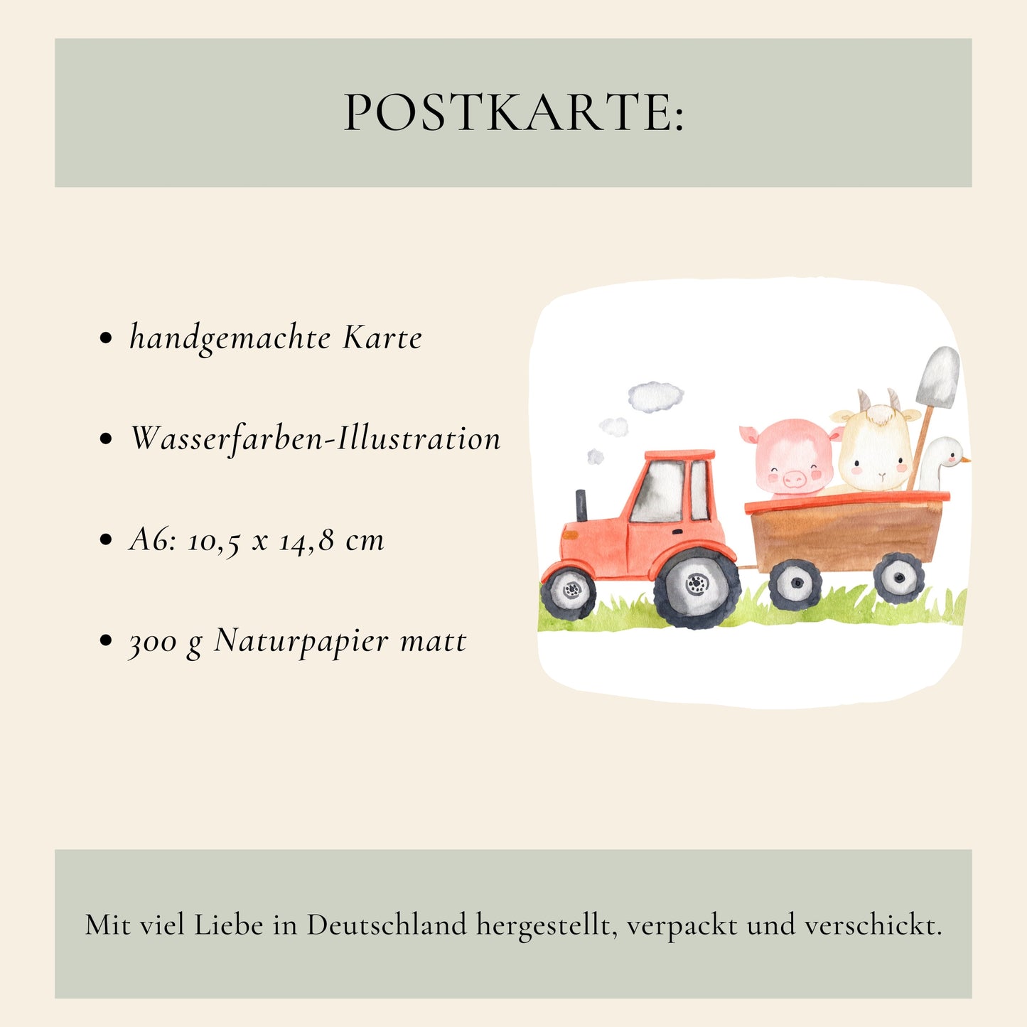 Karte Große Traktorfahrt