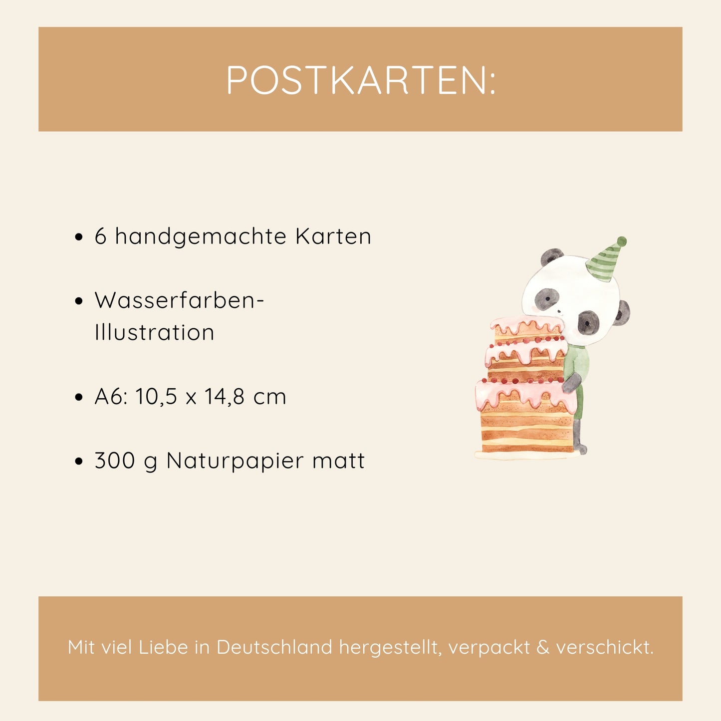 Geburtstagskarten Kindergeburtstag - 6er Set