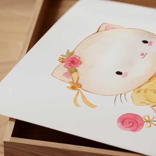 Katze Penelope Poster
