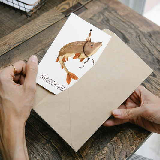 Geburtstagskarte Fisch Laurenz