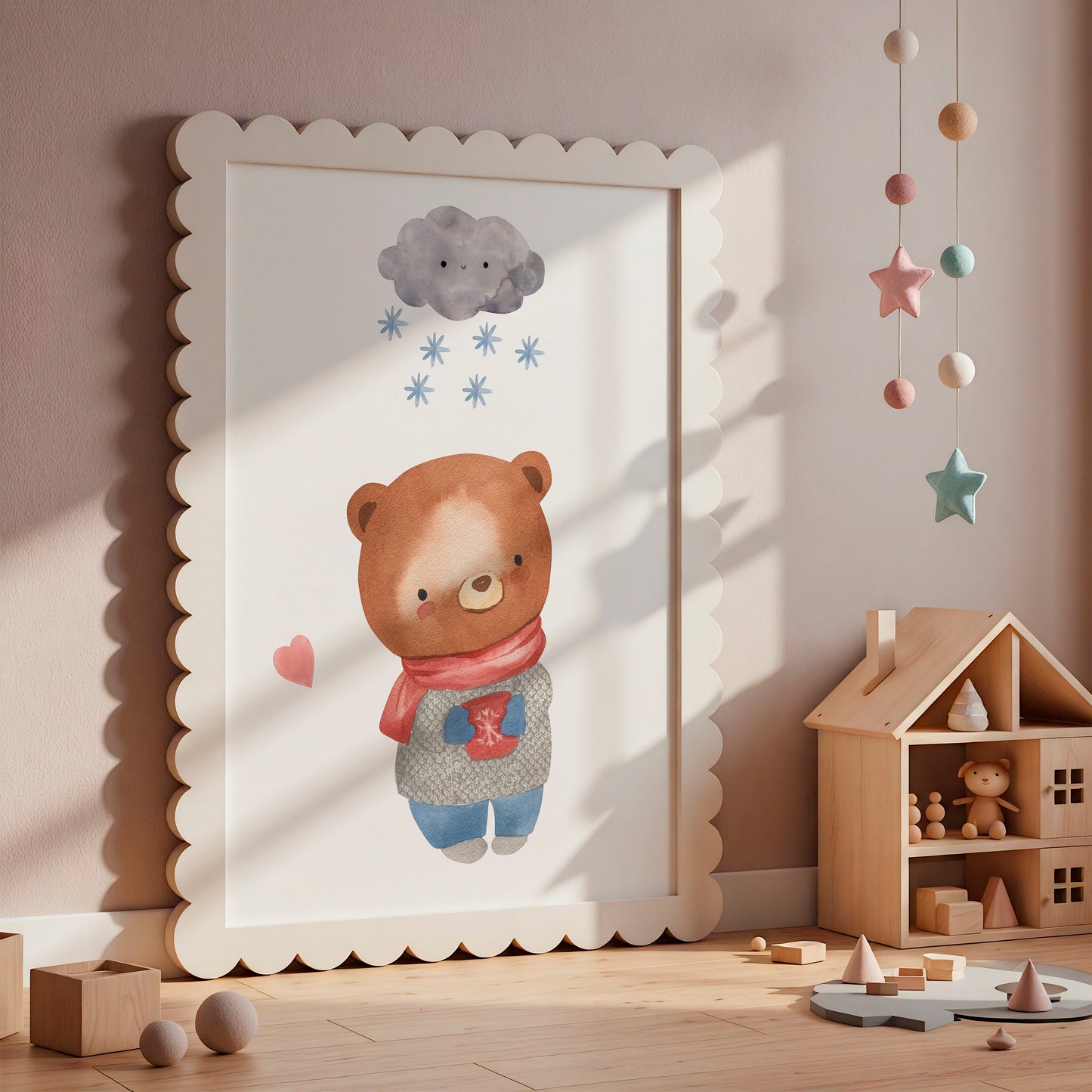 Winterbär Poster