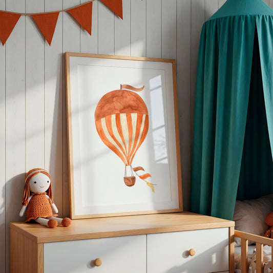 Heißluftballon Poster