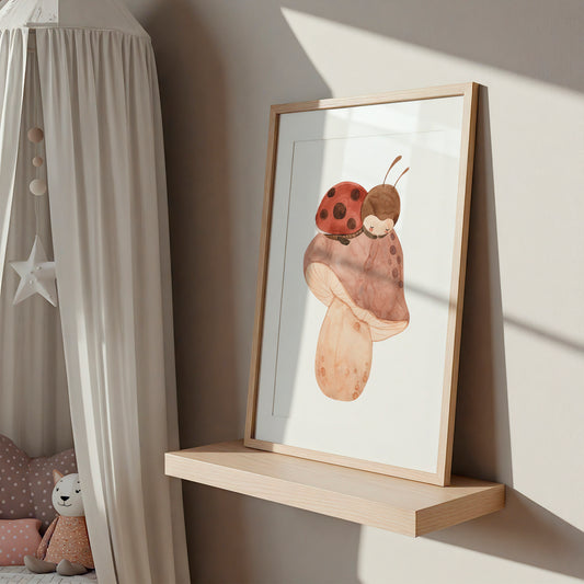 Kleiner Glückskäfer Poster