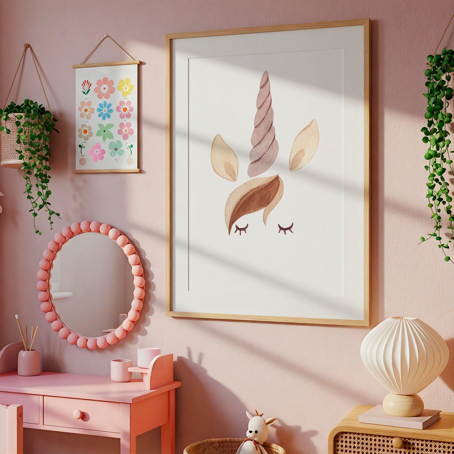 Einhorn Silhouette Poster