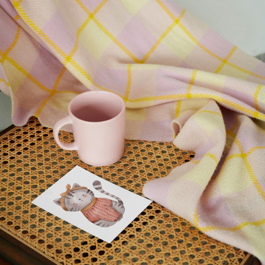 Postkarte Katze Lola