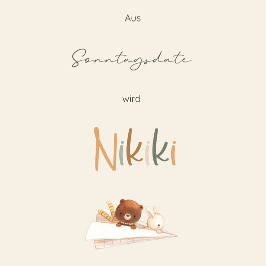 ✨ Aus Sonntagsdate wird Nikiki ✨