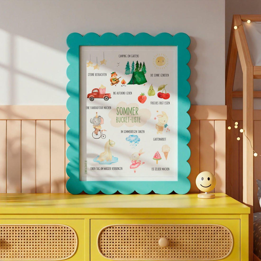 Sommer Bucket Liste für Familien - kostenloser Download