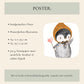 Pinguin Paul Poster