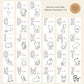 Tierisches Alphabet – Ausmalbilder zum Ausdrucken: A4-PDF mit 26 Buchstaben, je ein Tier und deutsches Wort. Ideal für spielerisches Lernen zu Hause.