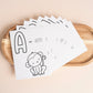 ABC Ausmalkarten Set