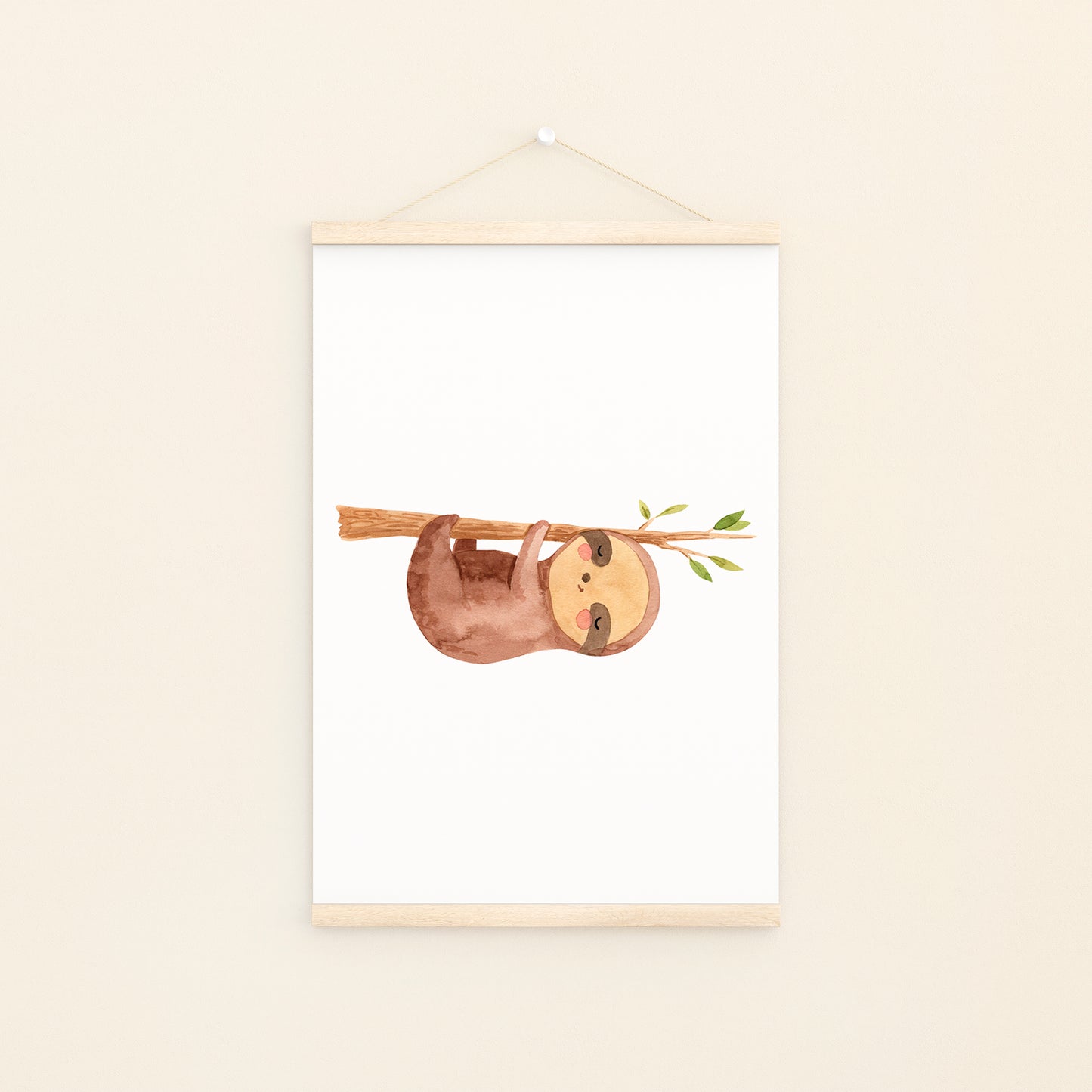 „Träum süß“ Faultier Poster