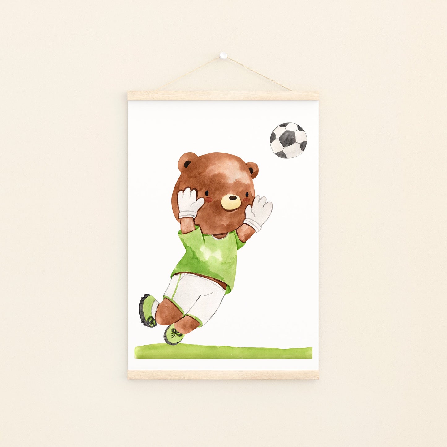 Tierische Fußball Freunde – Poster 3er Set
