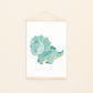 Kleiner Triceratops Dino Poster
