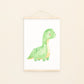 Kleiner Brachiosaurus Dino Poster