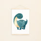 Kleiner Apatosaurus Dino Poster