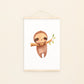 Kleines Faultier Poster