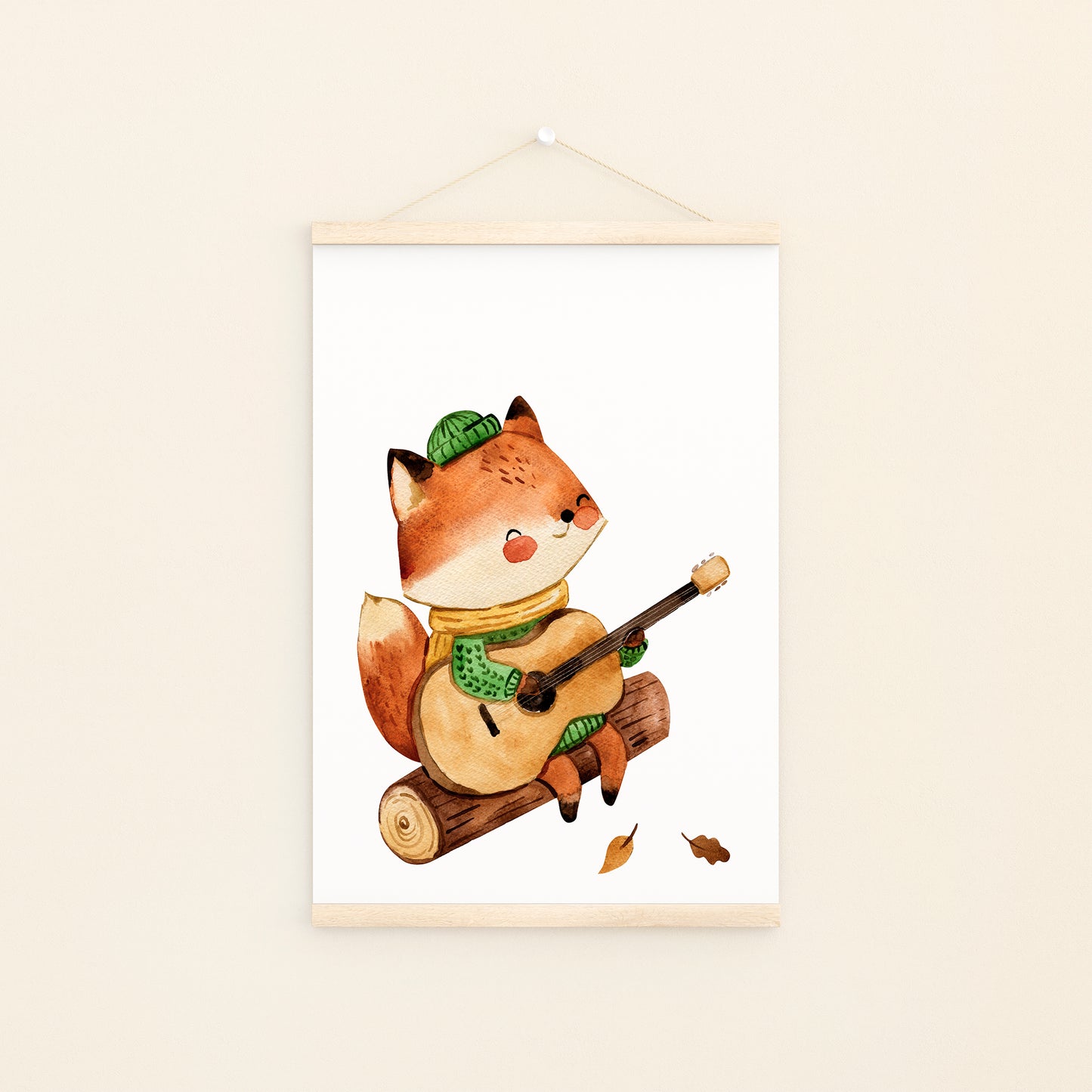 Fuchs Fiete & Gitarre Poster