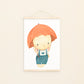Hase mit Regenschirm Poster