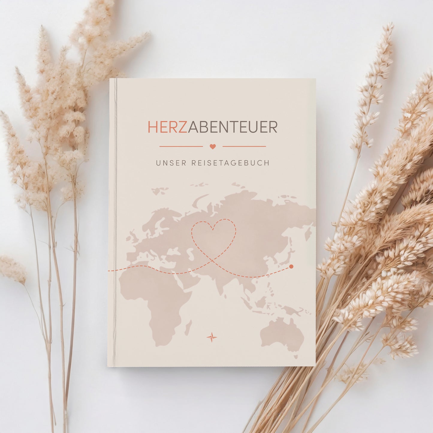 Reisetagebuch für Paare Herzabenteuer