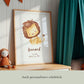 Mutiger Löwe Poster