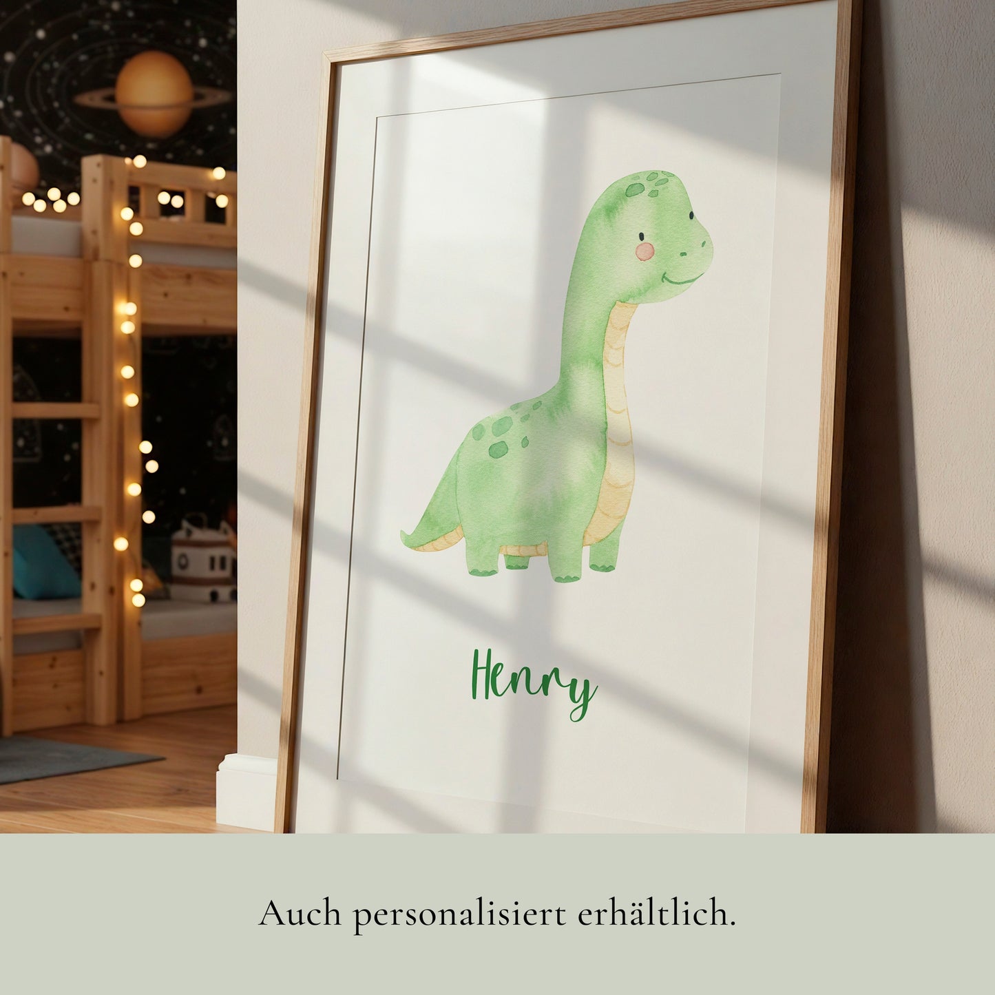 Kleiner Brachiosaurus Dino Poster