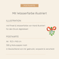 Weihnachtskarte Frohe Weihnachten - Mistelzweig