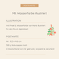Weihnachtskarte Frohe Weihnachten - Weihnachtsbaum modern
