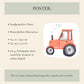 Starker Traktor Poster