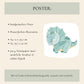 Kleiner Triceratops Dino Poster