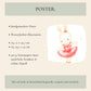 Ballerina Hase Daphne Poster