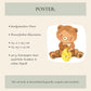 Kleine Bären & fleißige Bienen – Poster 3er Set