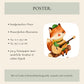 Fuchs Fiete & Gitarre Poster