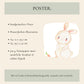 Hase Hoppel Poster