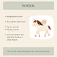 Einhorn Skye Poster