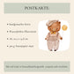 Postkarte Bär Oskar