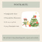 Weihnachtskarte Elfen & Weihnachtsbaum