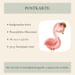 Postkarte Flamingo Florentine