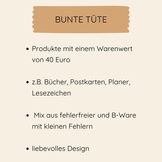 Bunte Tüte (Mystery Box) 40 Euro Warenwert