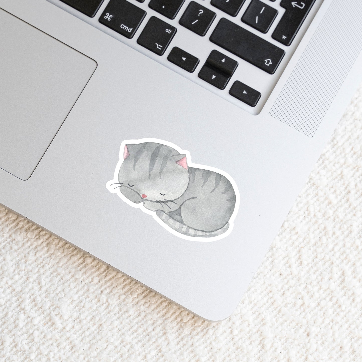 Katze Geschenkset – Karte, Lesezeichen & Sticker