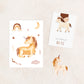 Einhorn Geschenkset – Karte, Lesezeichen & Sticker