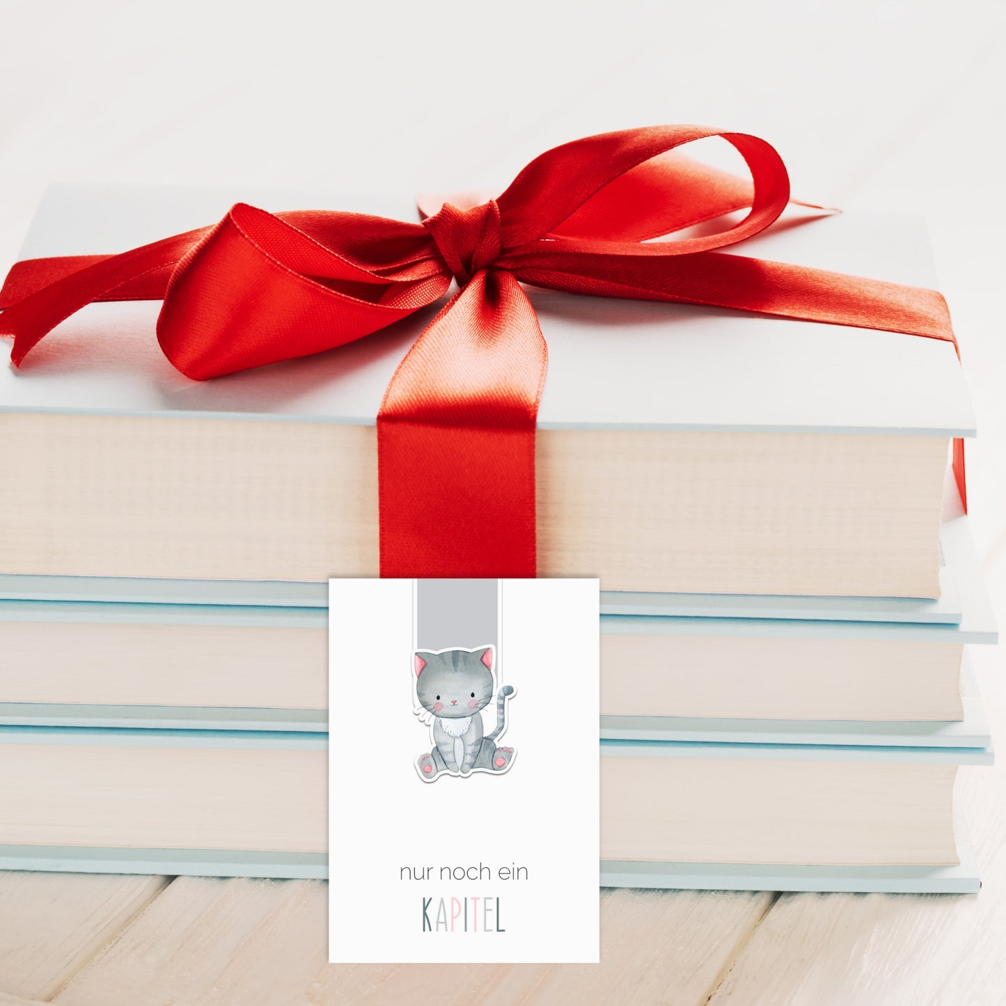 Lesen Geschenkset – Karte, Lesezeichen & Aufkleber