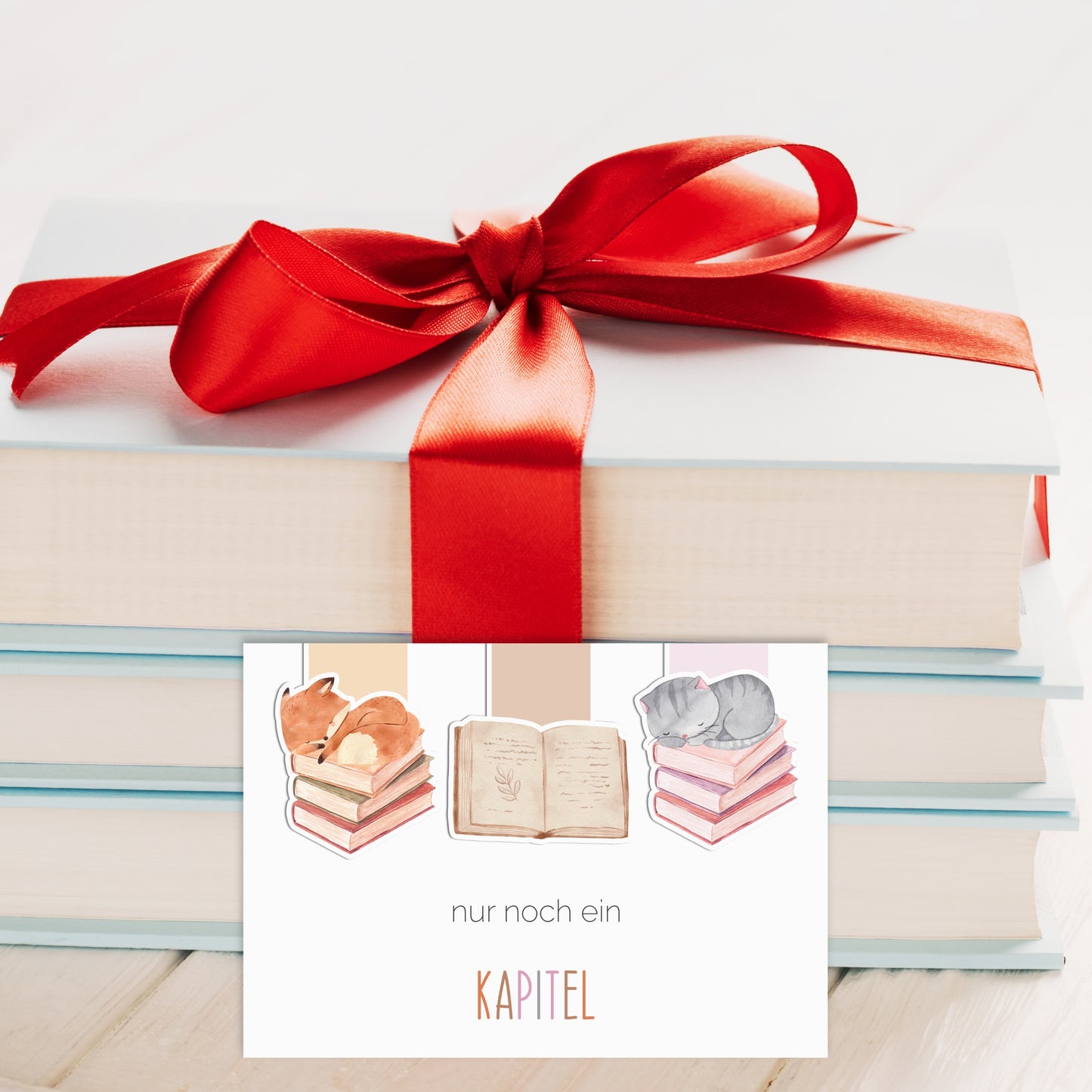 Magnetische Lesezeichen Buchliebe – 3er Set