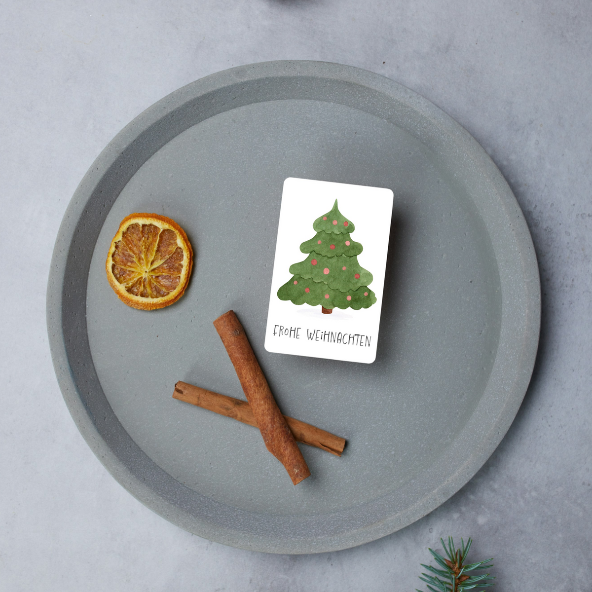 Mini Weihnachtskarte Weihnachtsbaum