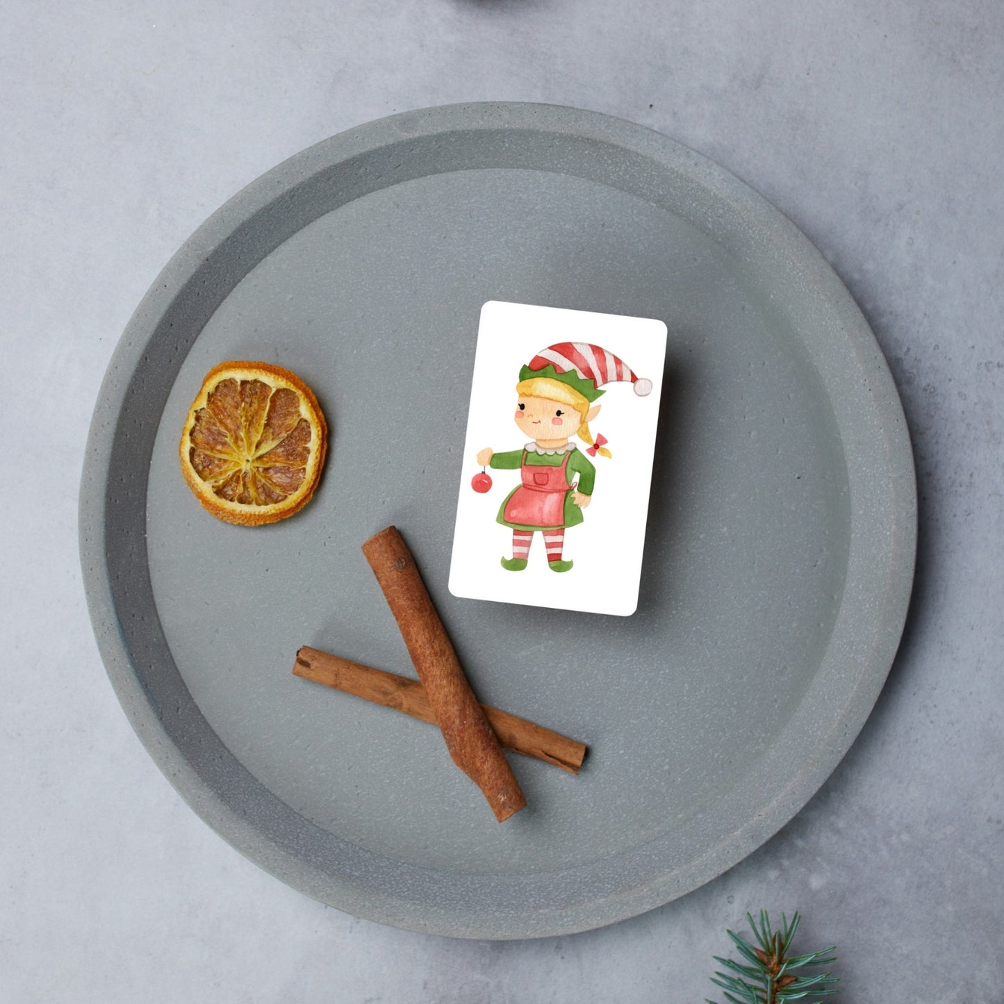 Mini Weihnachtskarte Elfin
