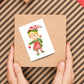 Mini Weihnachtskarte Elfin