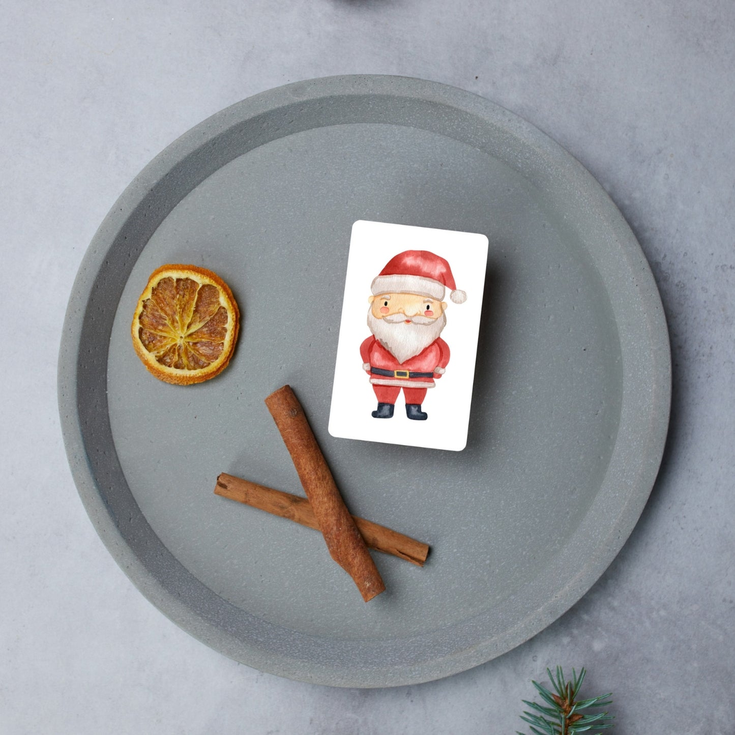 Mini Weihnachtskarte Weihnachtsmann